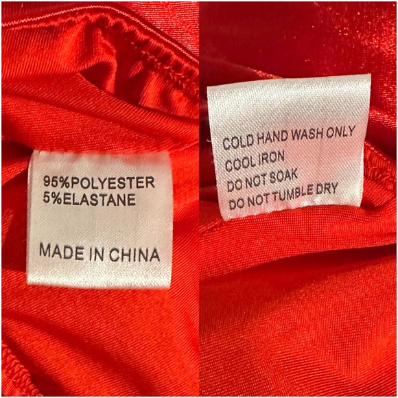 NWT PRINCESS POLLY Gracie Bodysuit in Red - Picture 9 of 11